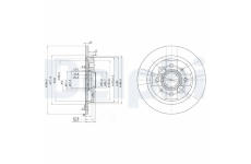 Brzdový kotouč DELPHI BG2667