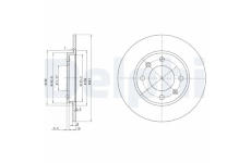 Brzdový kotouč DELPHI BG2800