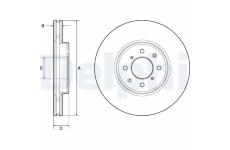 Brzdový kotouč DELPHI BG3970