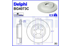 Brzdový kotouč DELPHI BG4073C