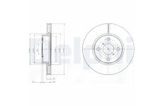 Brzdový kotouč DELPHI BG4116