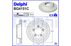 Brzdový kotouč DELPHI BG4151C