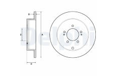 Brzdový kotouč DELPHI BG4161C