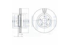 Brzdový kotouč DELPHI BG4231