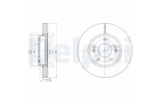 Brzdový kotouč DELPHI BG4281