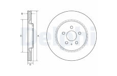 Brzdový kotúč DELPHI BG4643C