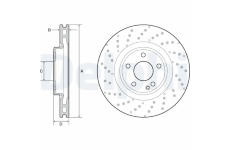 Brzdový kotouč DELPHI BG4658C