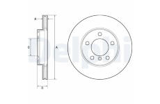 Brzdový kotouč DELPHI BG4668C