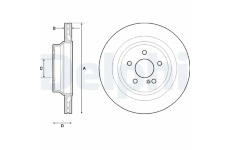 Brzdový kotouč DELPHI BG4705C