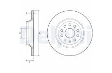 Brzdový kotouč DELPHI BG4751C