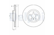 Brzdový kotúč DELPHI BG4780C