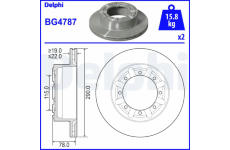 Brzdový kotouč DELPHI BG4787