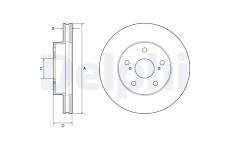 Brzdový kotouč DELPHI BG4926C