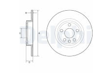Brzdový kotúč DELPHI BG4930C