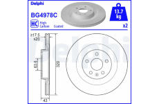 Brzdový kotouč DELPHI BG4978C