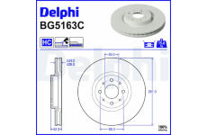 Brzdový kotouč DELPHI BG5163C