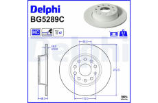 Brzdový kotouč DELPHI BG5289C