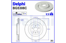 Brzdový kotouč DELPHI BG5308C