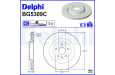 Brzdový kotouč DELPHI BG5309C