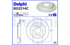 Brzdový kotouč DELPHI BG5314C