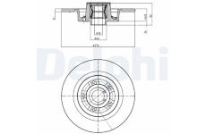 Brzdový kotúč DELPHI BG9026RS