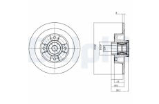 Brzdový kotouč DELPHI BG9028RSC