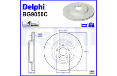 Brzdový kotouč DELPHI BG9050C