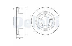 Brzdový kotouč DELPHI BG9131
