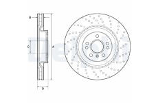 Brzdový kotúč DELPHI BG9149C