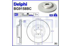 Brzdový kotouč DELPHI BG9158BC