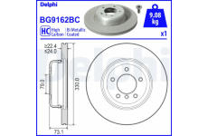 Brzdový kotouč DELPHI BG9162BC