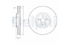 Brzdový kotúč DELPHI BG9178C