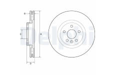 Brzdový kotouč DELPHI BG9183C