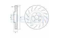 Brzdový kotúč DELPHI BG9222C