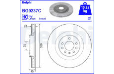 Brzdový kotúč DELPHI BG9237C