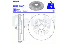 Brzdový kotouč DELPHI BG9240C