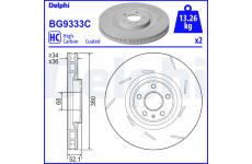 Brzdový kotouč DELPHI BG9333C