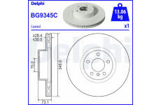 Brzdový kotouč DELPHI BG9345C