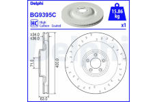 Brzdový kotouč DELPHI BG9395C