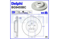 Brzdový kotúč DELPHI BG9455BC