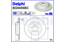 Brzdový kotouč DELPHI BG9456BC