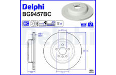 Brzdový kotouč DELPHI BG9457BC