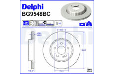 Brzdový kotouč DELPHI BG9548BC