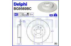 Brzdový kotouč DELPHI BG9560BC