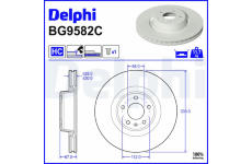 Brzdový kotúč DELPHI BG9582C
