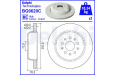 Brzdový kotouč DELPHI BG9620C
