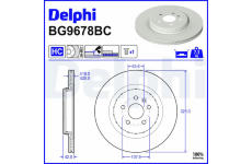 Brzdový kotouč DELPHI BG9678BC