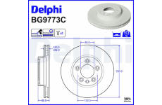 Brzdový kotouč DELPHI BG9773C