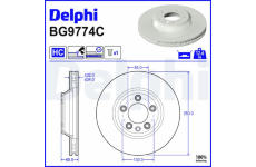 Brzdový kotouč DELPHI BG9774C