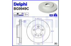 Brzdový kotouč DELPHI BG9949C